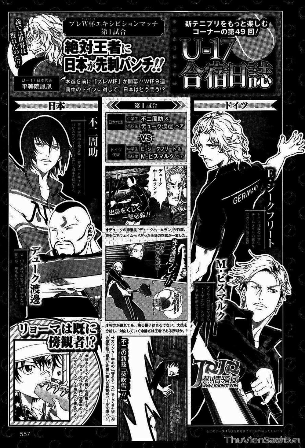 Truyện Tranh Hoàng Tử Tennis - Prince Of Tennis trang 3