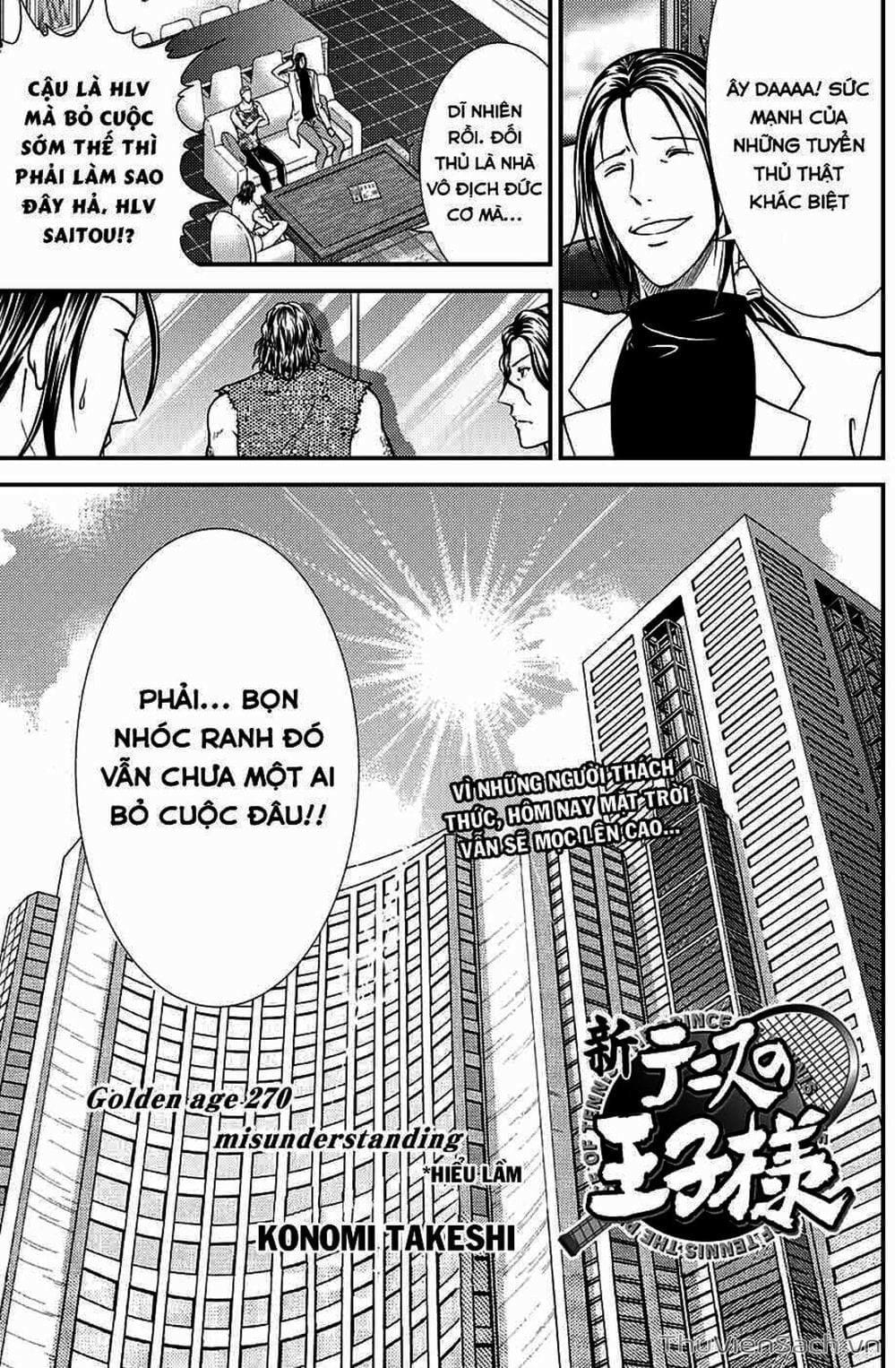 Truyện Tranh Hoàng Tử Tennis - Prince Of Tennis trang 3