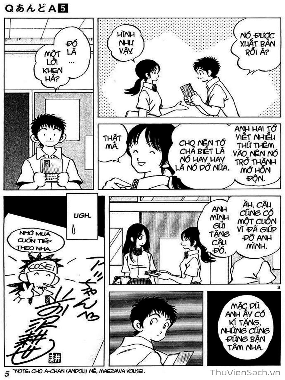 Truyện Tranh Q Và A - Q And A trang 7