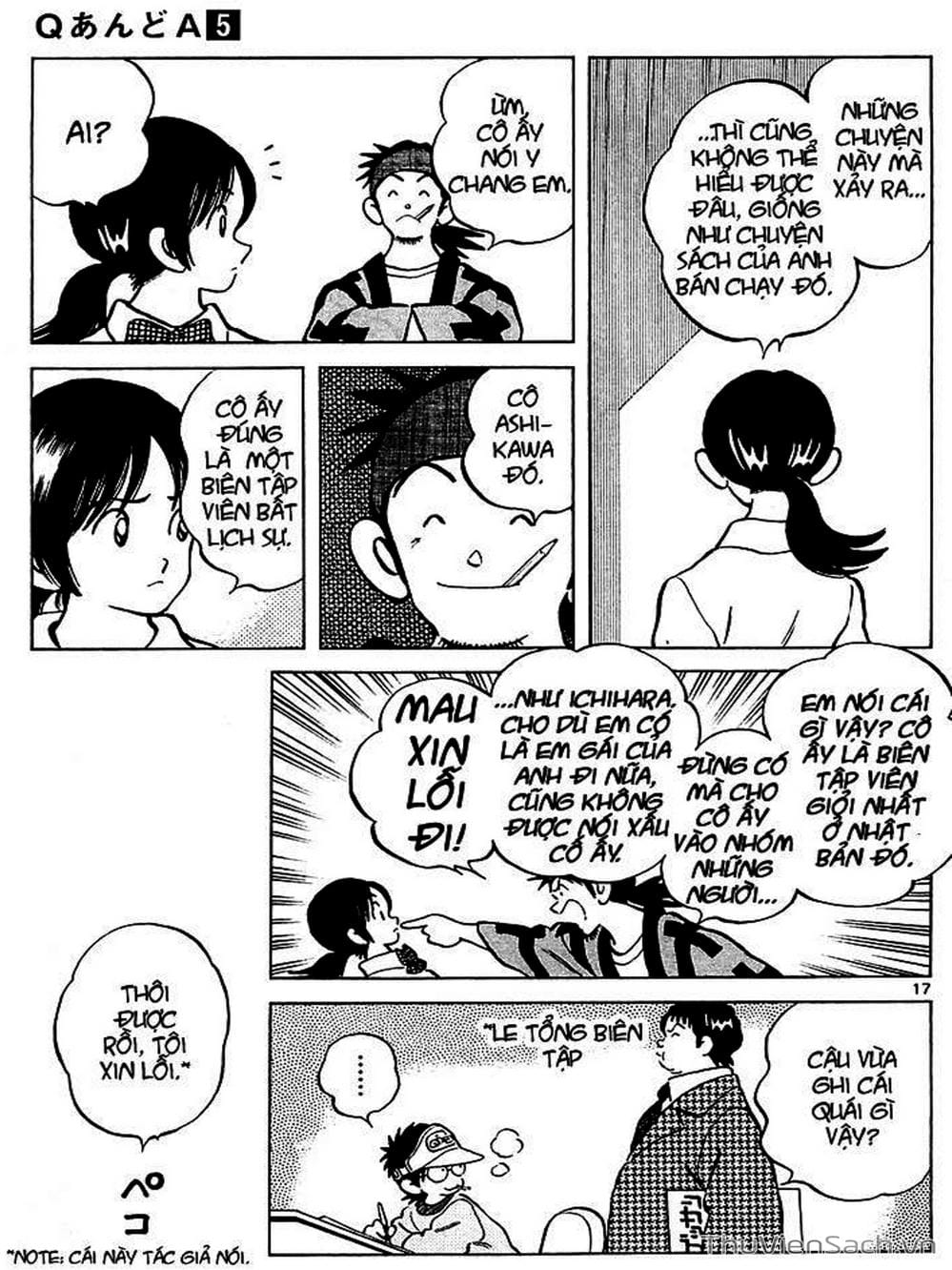 Truyện Tranh Q Và A - Q And A trang 7