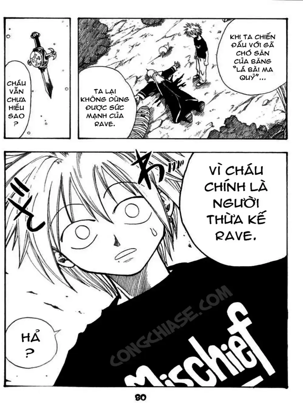 Truyện Tranh Thánh Thạch Rave - Rave Master trang 8