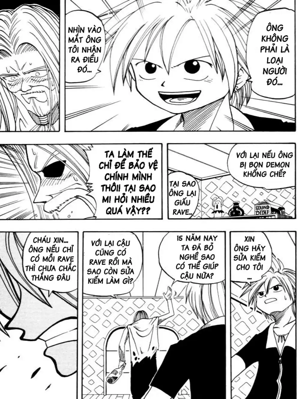 Truyện Tranh Thánh Thạch Rave - Rave Master trang 8