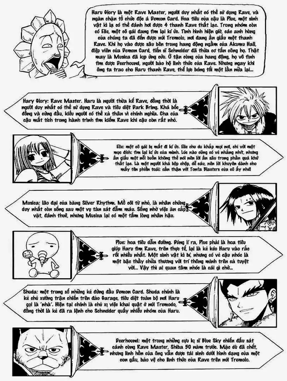 Truyện Tranh Thánh Thạch Rave - Rave Master trang 8