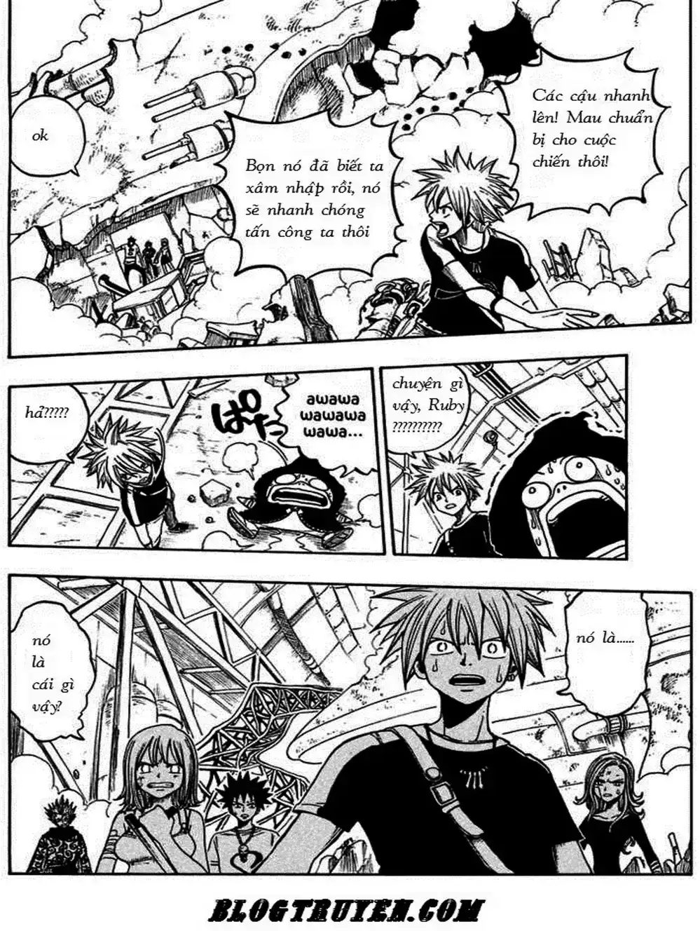 Truyện Tranh Thánh Thạch Rave - Rave Master trang 8