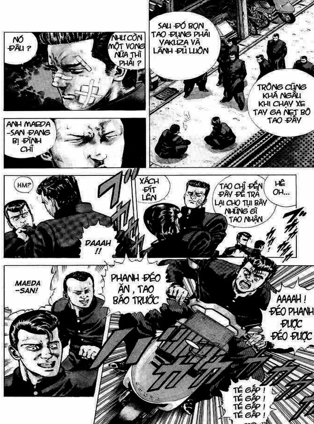 Truyện Tranh Gã Vô Dụng - Rokudenashi Blues trang 7