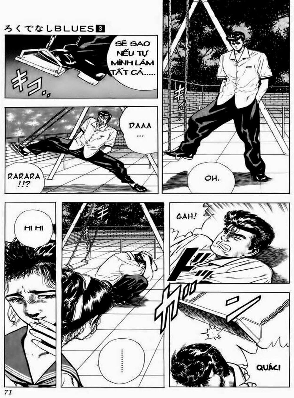Truyện Tranh Gã Vô Dụng - Rokudenashi Blues trang 7