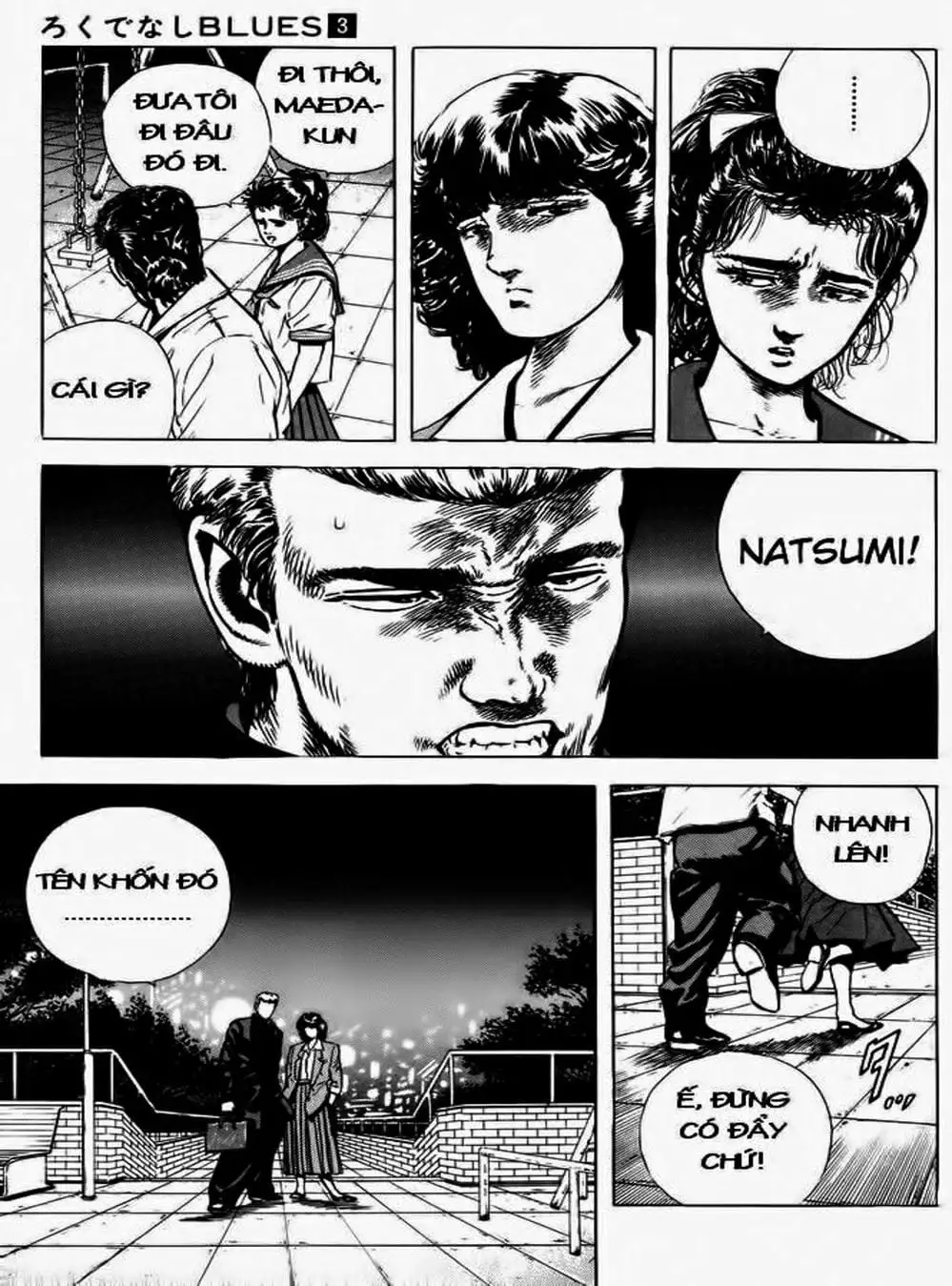 Truyện Tranh Gã Vô Dụng - Rokudenashi Blues trang 7
