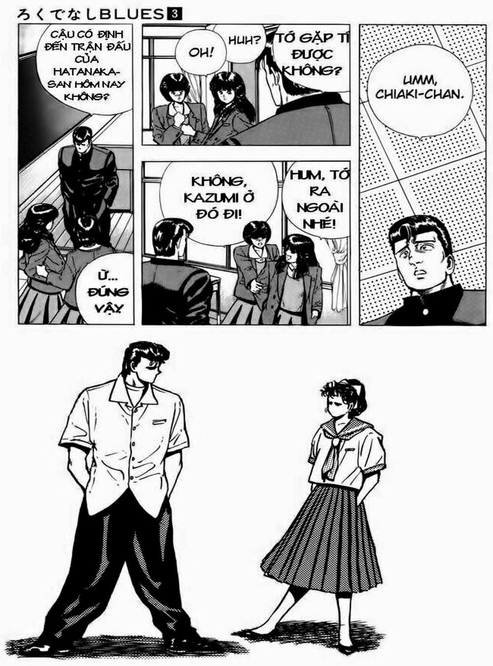 Truyện Tranh Gã Vô Dụng - Rokudenashi Blues trang 7