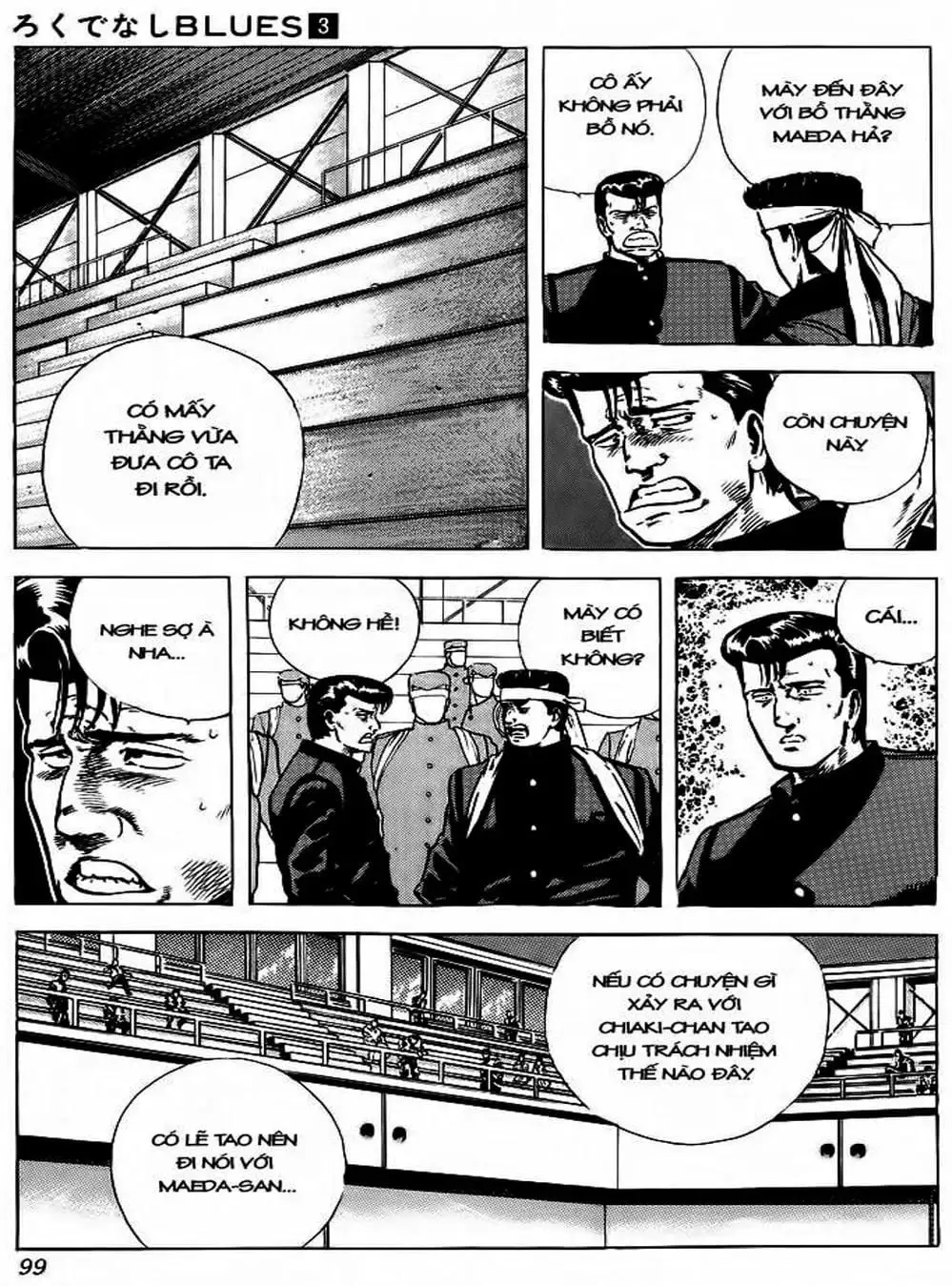 Truyện Tranh Gã Vô Dụng - Rokudenashi Blues trang 7