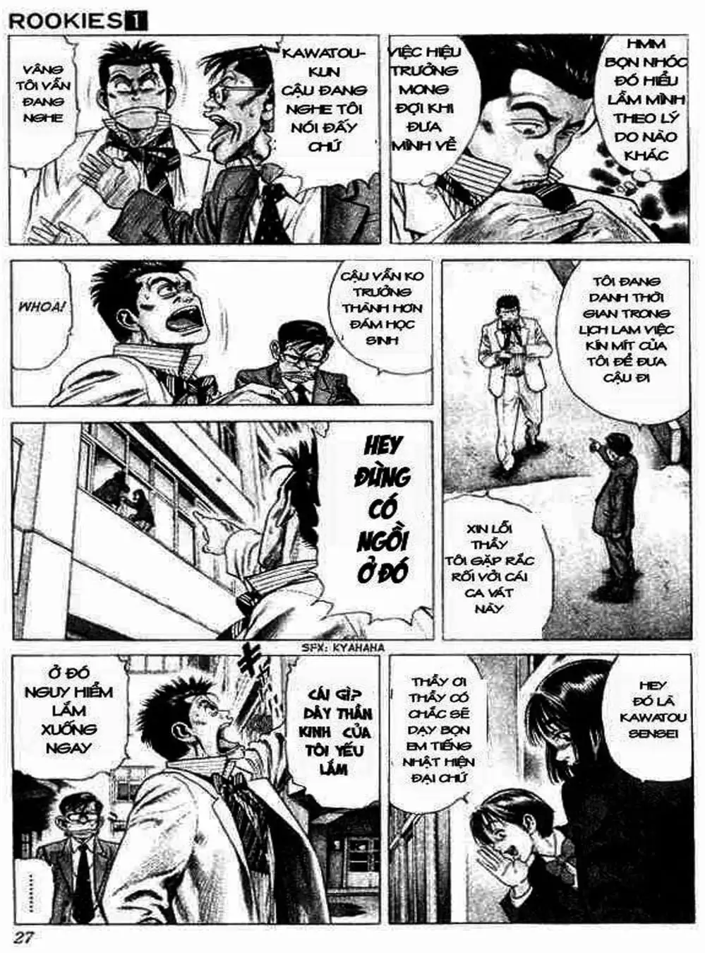 Truyện Tranh Những Chàng Tân Binh - Rookies trang 5