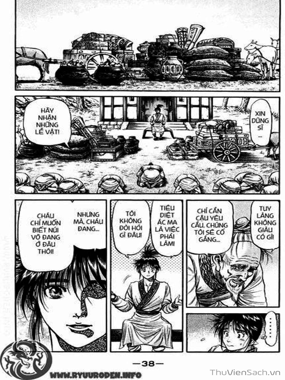 Truyện Tranh Chú Bé Rồng - Ryuuroden trang 5