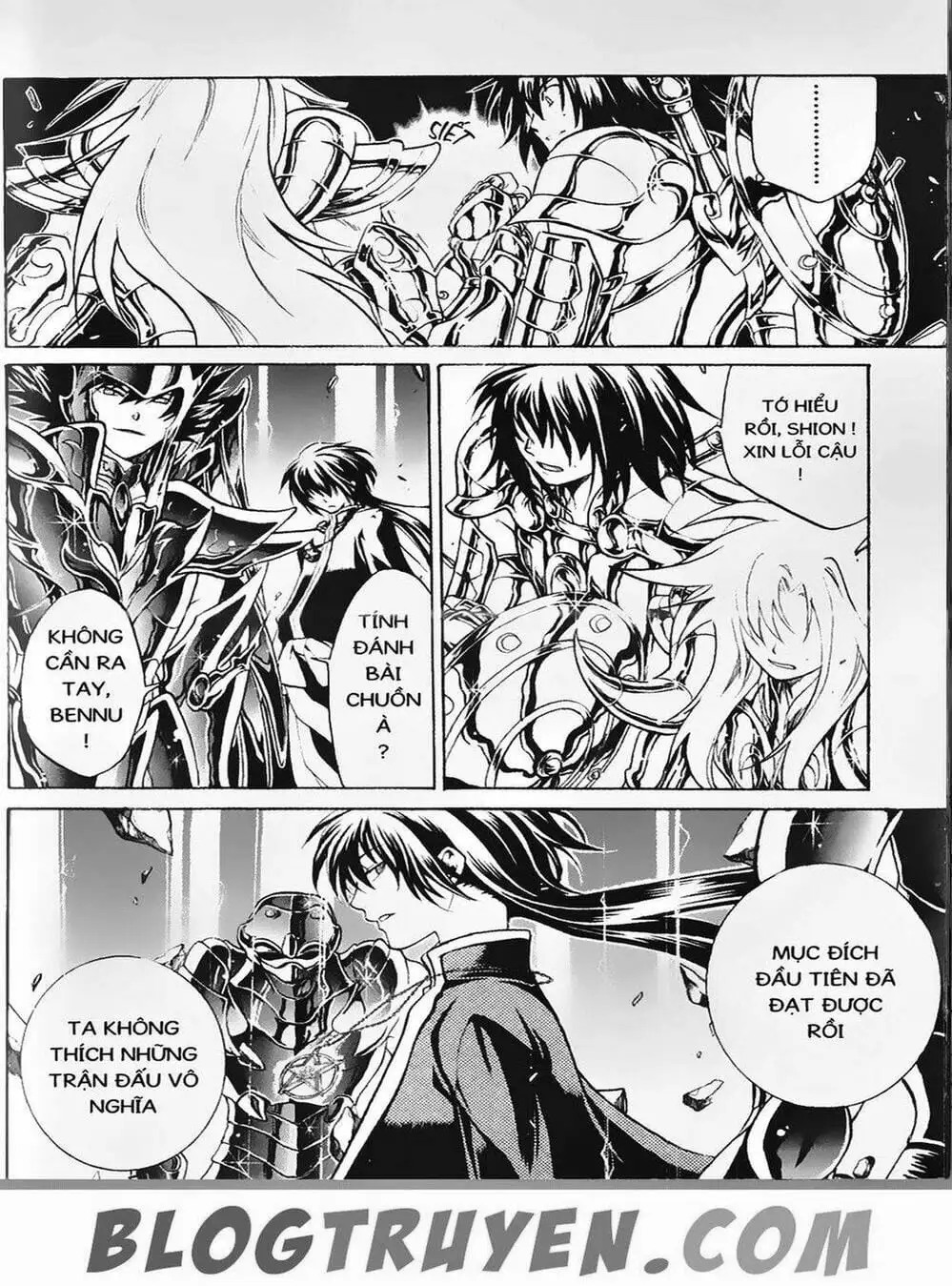 Truyện Tranh Truyền Thuyết Minh Vương - Sain Saiyan: The Lost Canvas trang 4