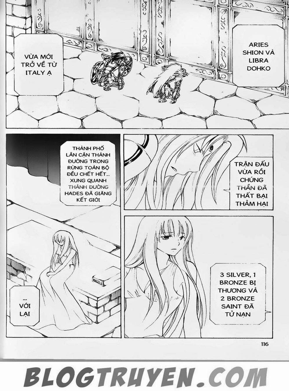 Truyện Tranh Truyền Thuyết Minh Vương - Sain Saiyan: The Lost Canvas trang 4