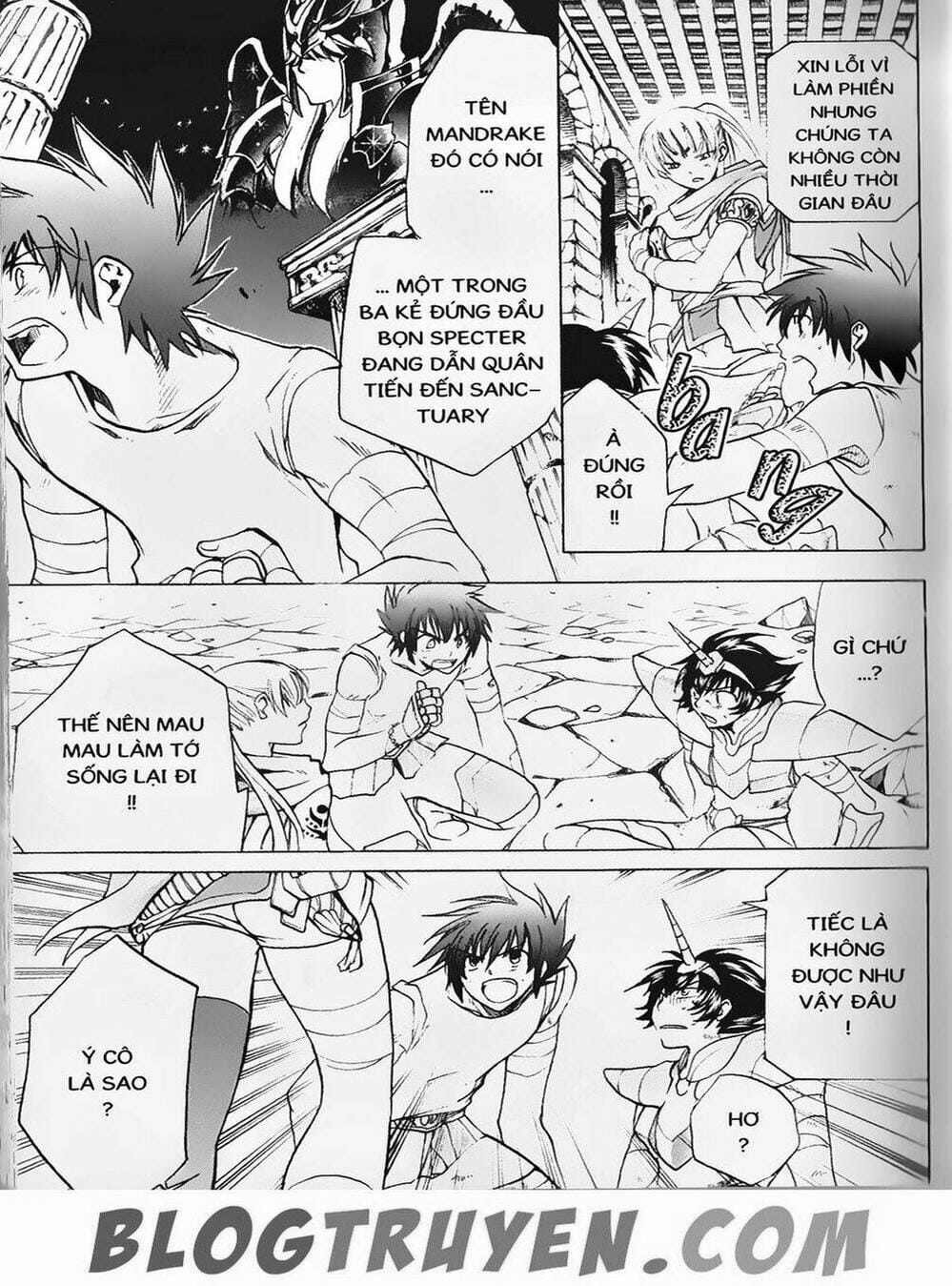 Truyện Tranh Truyền Thuyết Minh Vương - Sain Saiyan: The Lost Canvas trang 4