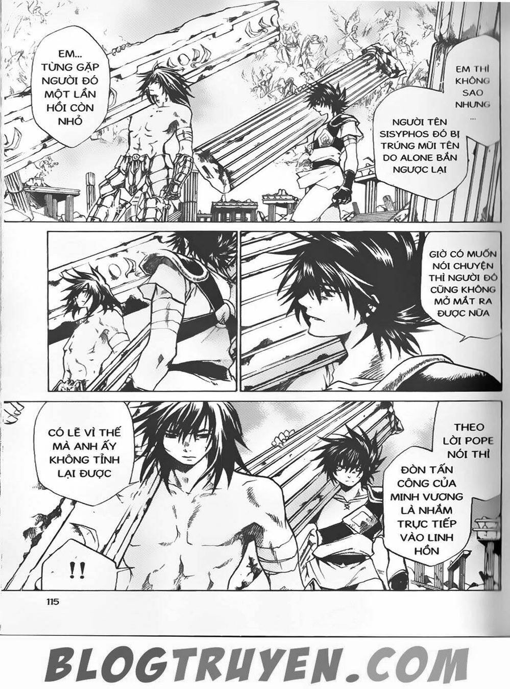 Truyện Tranh Truyền Thuyết Minh Vương - Sain Saiyan: The Lost Canvas trang 4