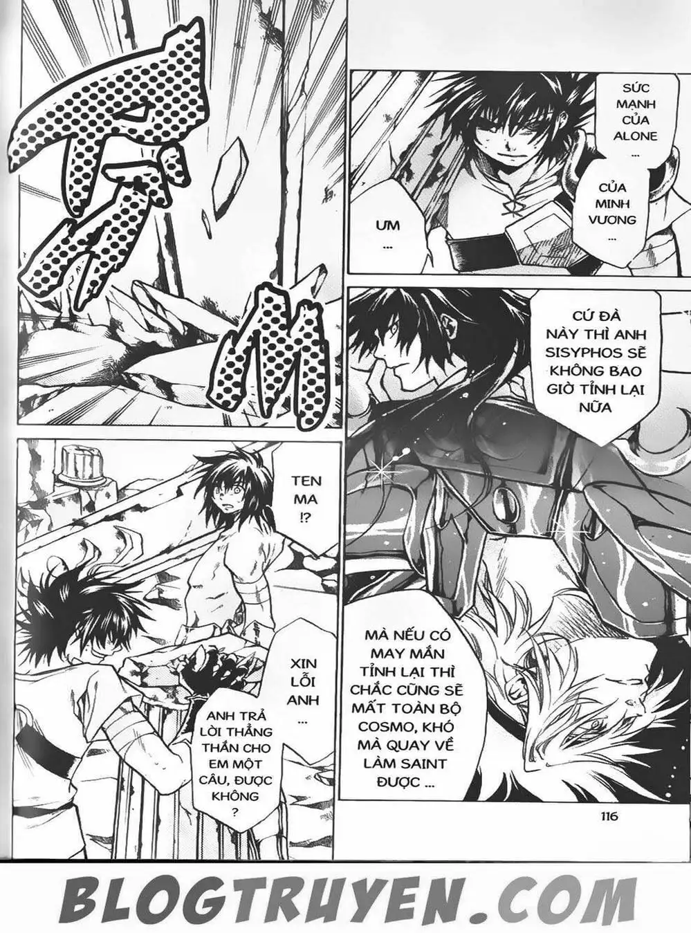 Truyện Tranh Truyền Thuyết Minh Vương - Sain Saiyan: The Lost Canvas trang 4