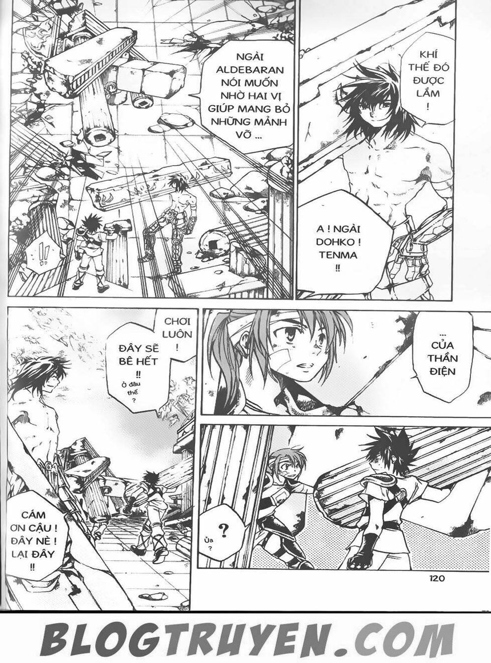 Truyện Tranh Truyền Thuyết Minh Vương - Sain Saiyan: The Lost Canvas trang 4