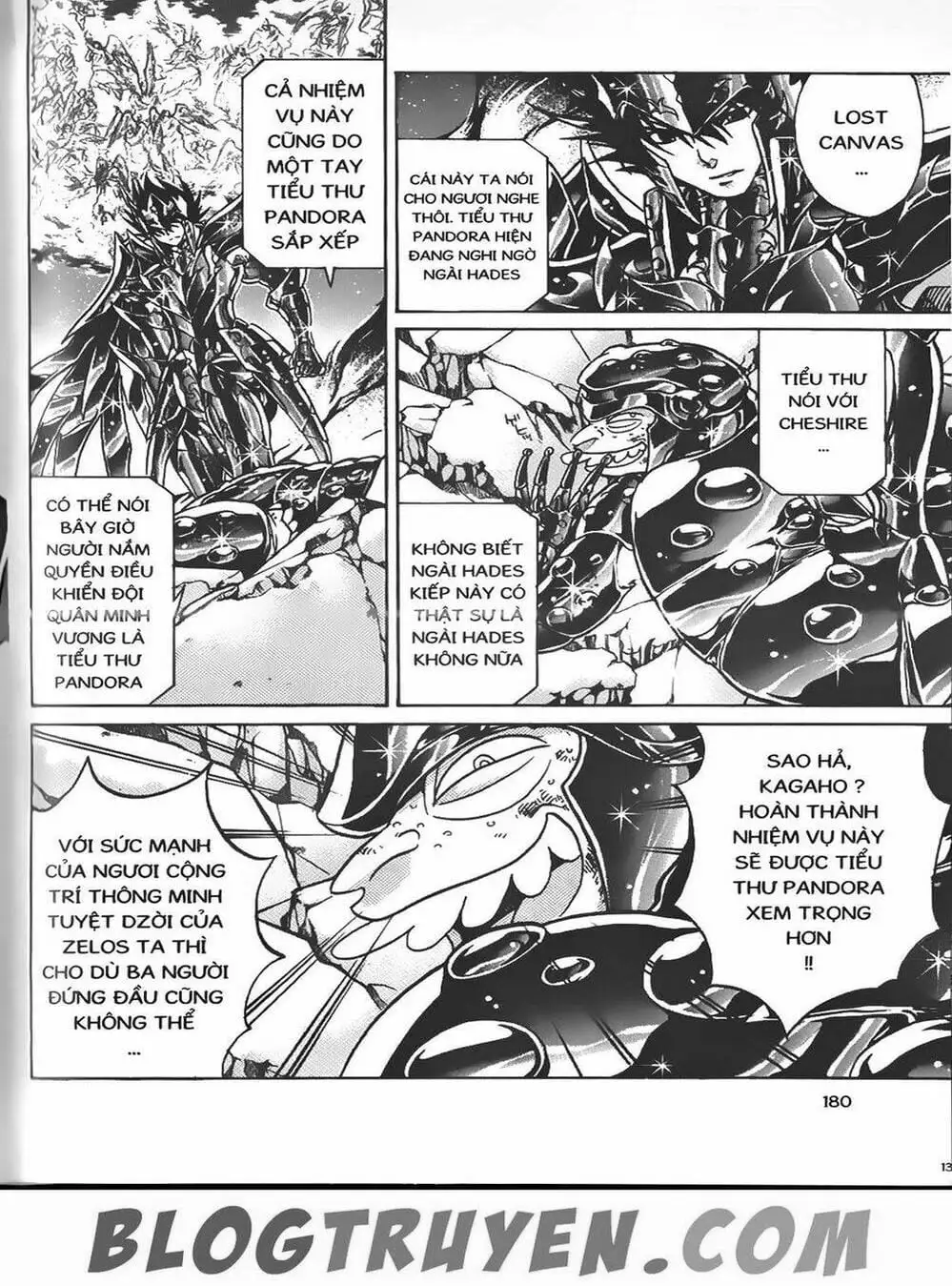 Truyện Tranh Truyền Thuyết Minh Vương - Sain Saiyan: The Lost Canvas trang 4