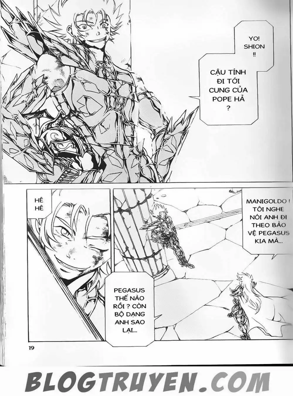 Truyện Tranh Truyền Thuyết Minh Vương - Sain Saiyan: The Lost Canvas trang 4