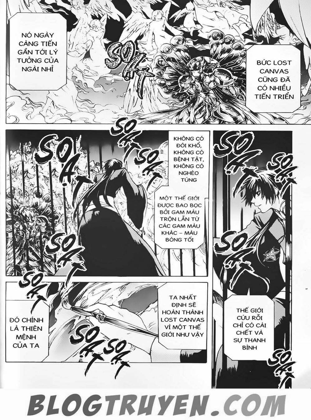 Truyện Tranh Truyền Thuyết Minh Vương - Sain Saiyan: The Lost Canvas trang 4