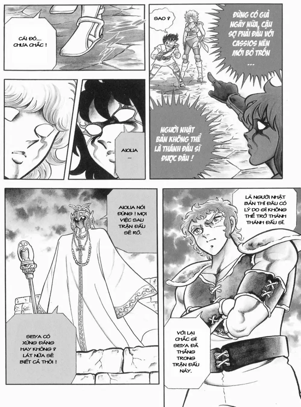 Truyện Tranh Áo Giáp Vàng - Saint Seiya trang 4