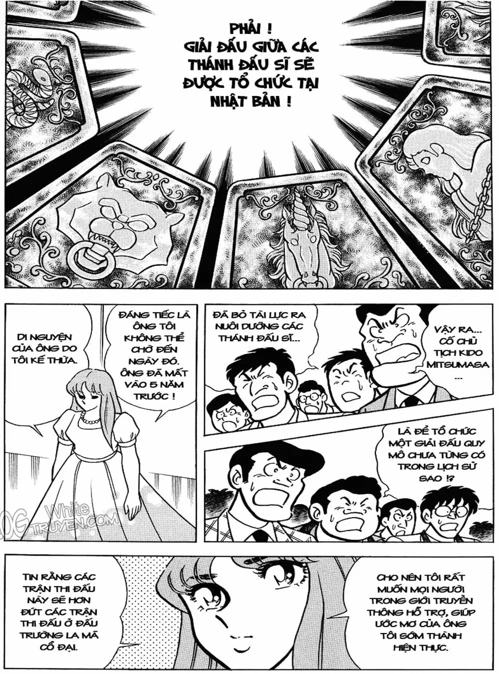 Truyện Tranh Áo Giáp Vàng - Saint Seiya trang 4