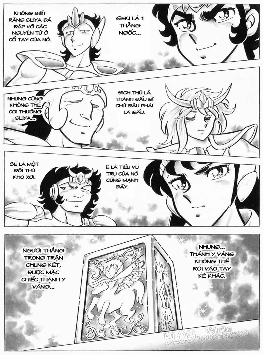 Truyện Tranh Áo Giáp Vàng - Saint Seiya trang 4