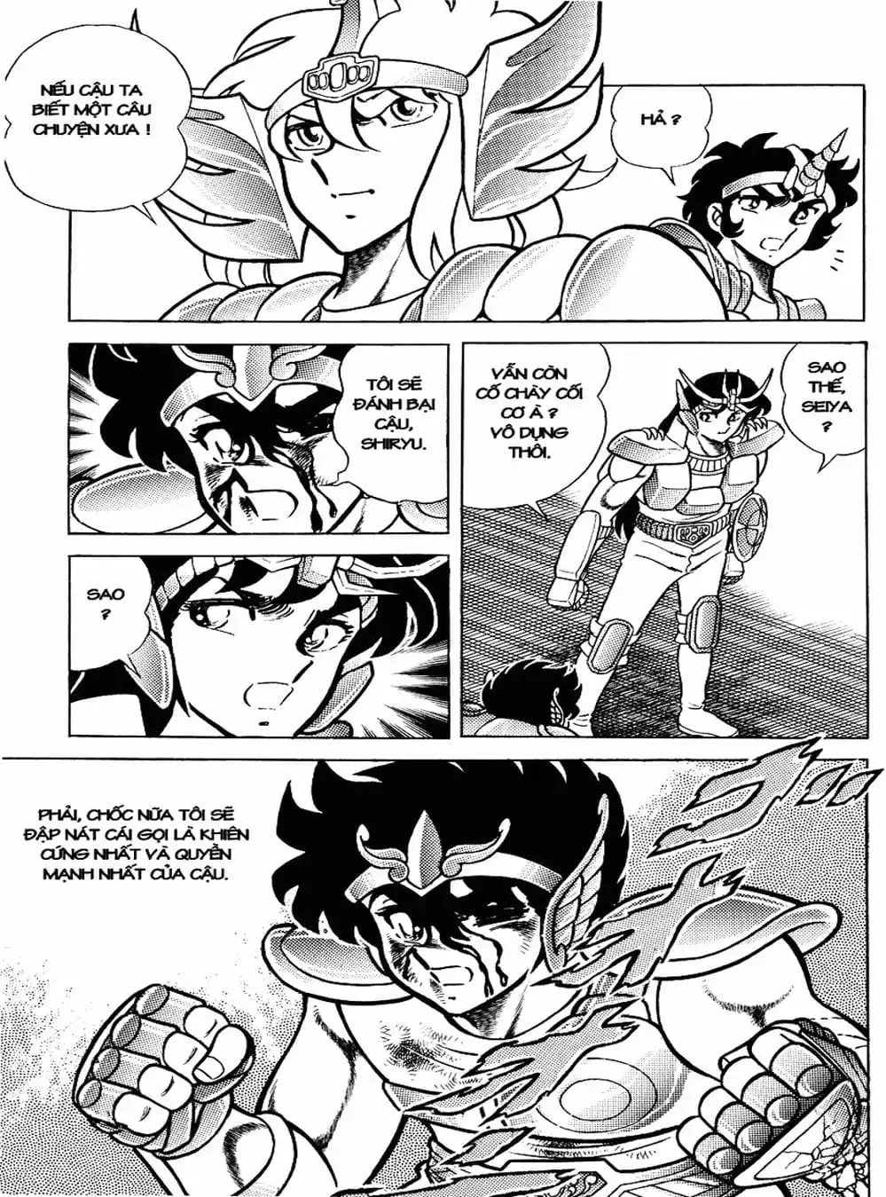 Truyện Tranh Áo Giáp Vàng - Saint Seiya trang 4