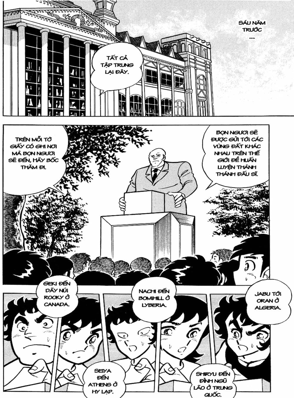 Truyện Tranh Áo Giáp Vàng - Saint Seiya trang 4