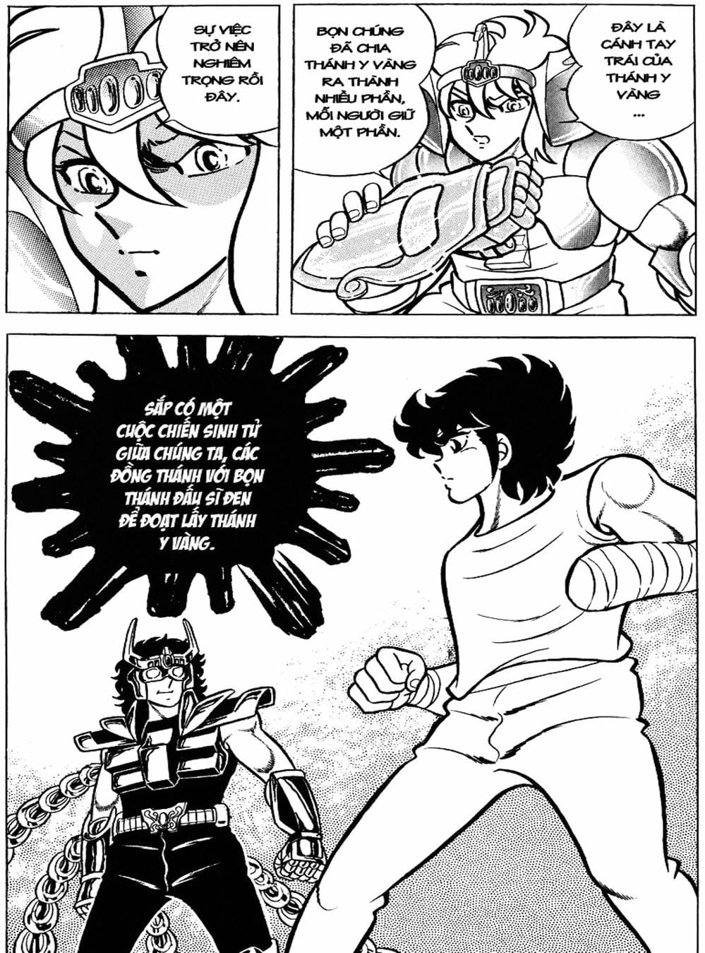 Truyện Tranh Áo Giáp Vàng - Saint Seiya trang 4