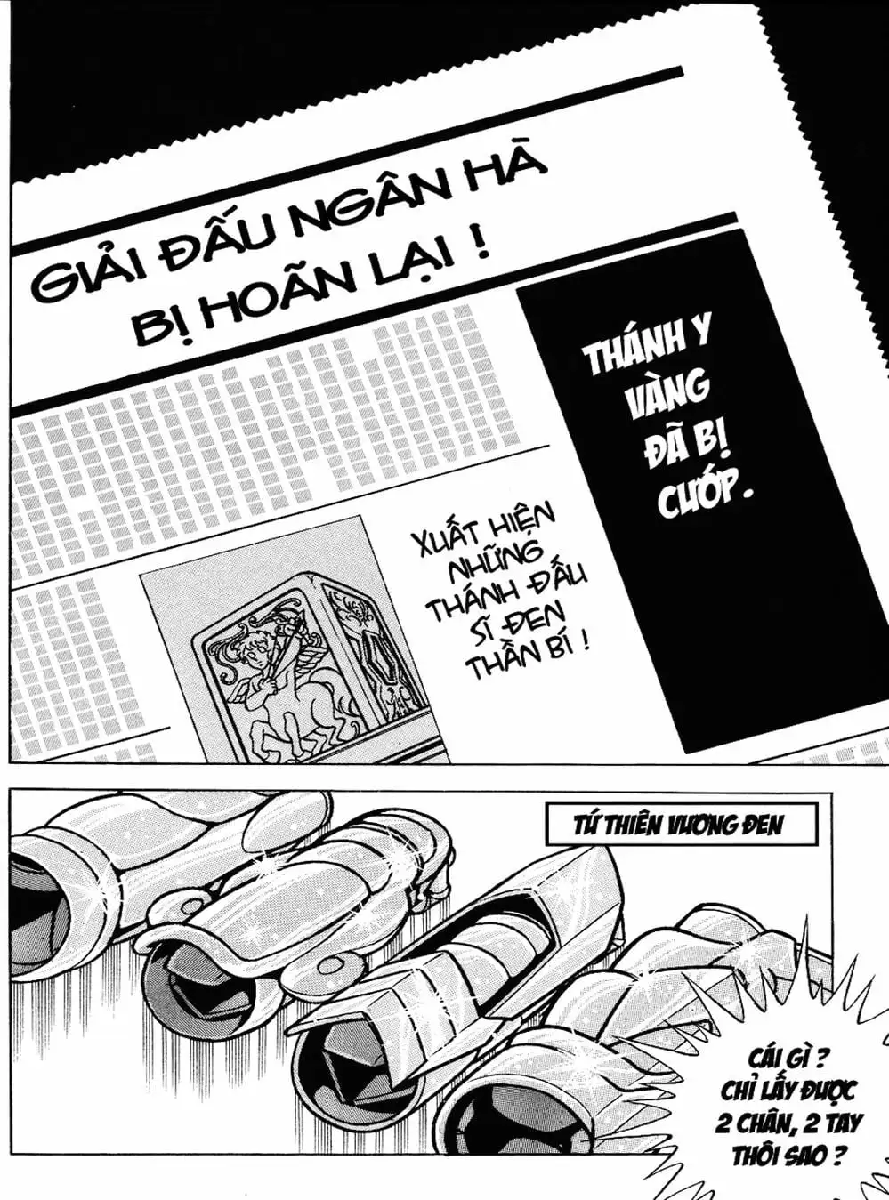 Truyện Tranh Áo Giáp Vàng - Saint Seiya trang 4