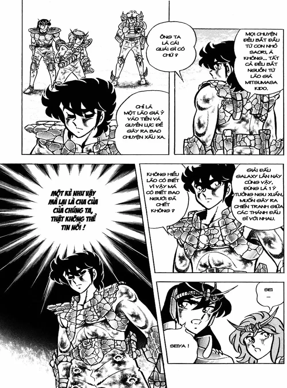 Truyện Tranh Áo Giáp Vàng - Saint Seiya trang 4