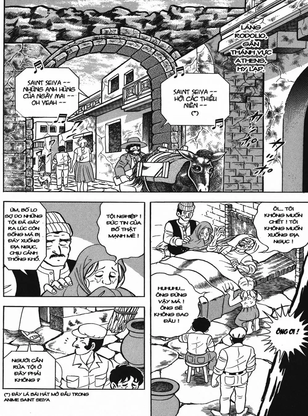 Truyện Tranh Áo Giáp Vàng - Saint Seiya trang 4