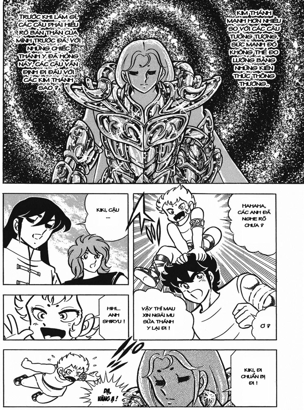 Truyện Tranh Áo Giáp Vàng - Saint Seiya trang 4