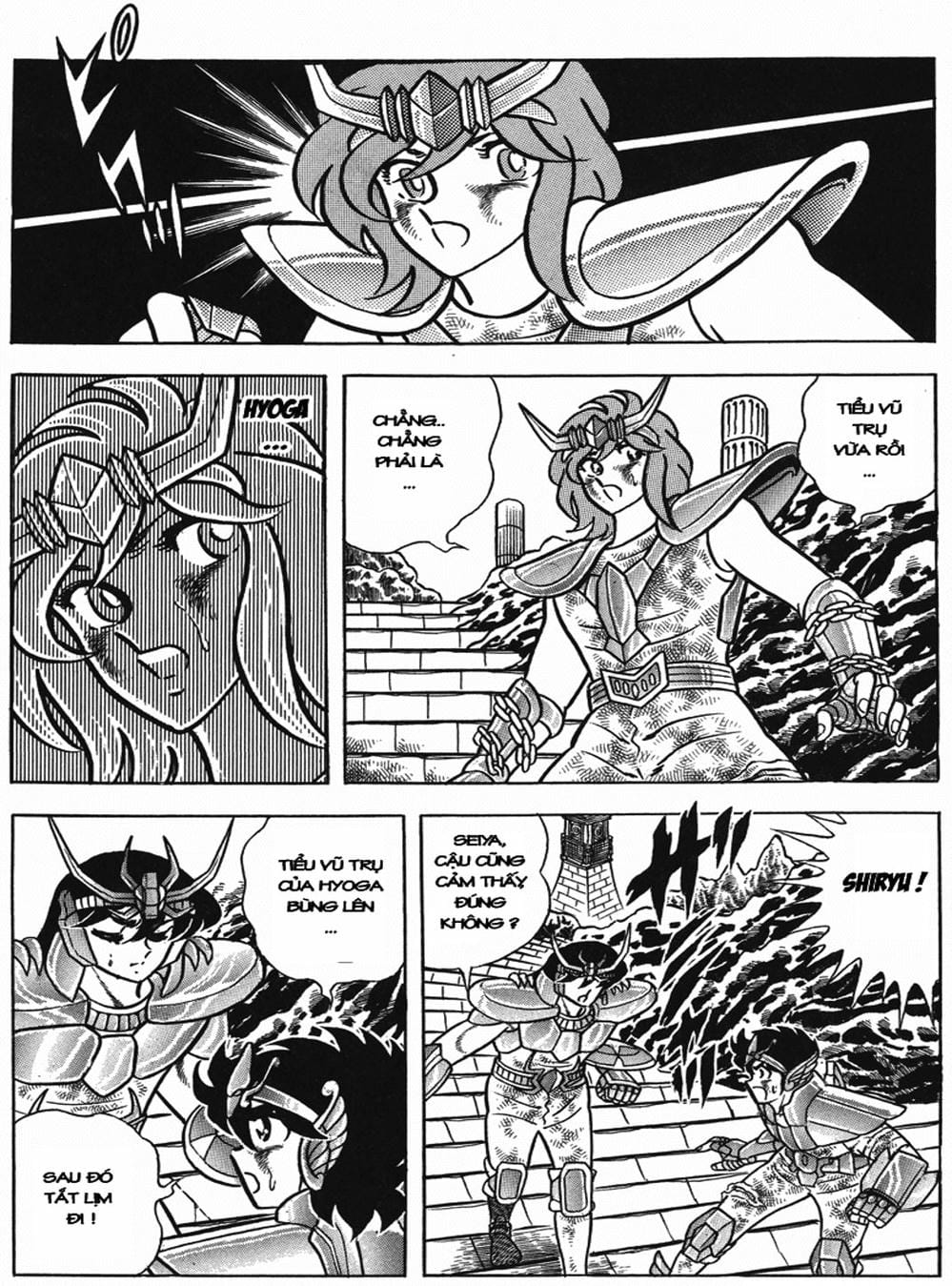 Truyện Tranh Áo Giáp Vàng - Saint Seiya trang 4