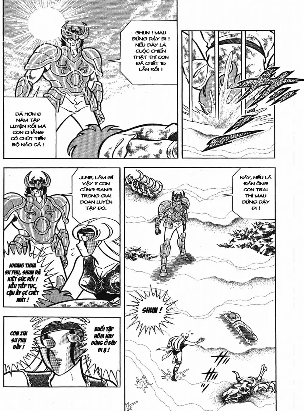 Truyện Tranh Áo Giáp Vàng - Saint Seiya trang 4