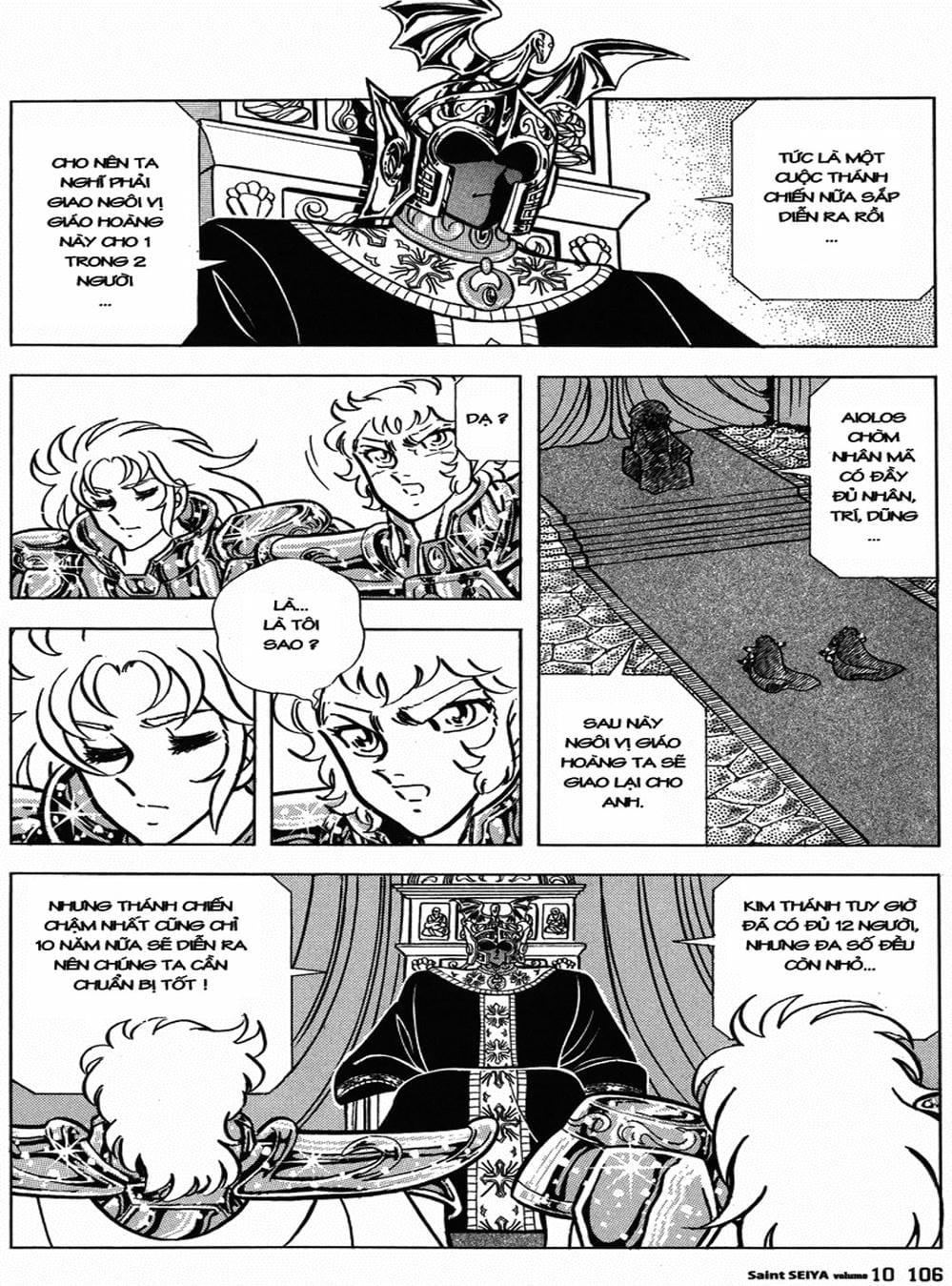 Truyện Tranh Áo Giáp Vàng - Saint Seiya trang 4