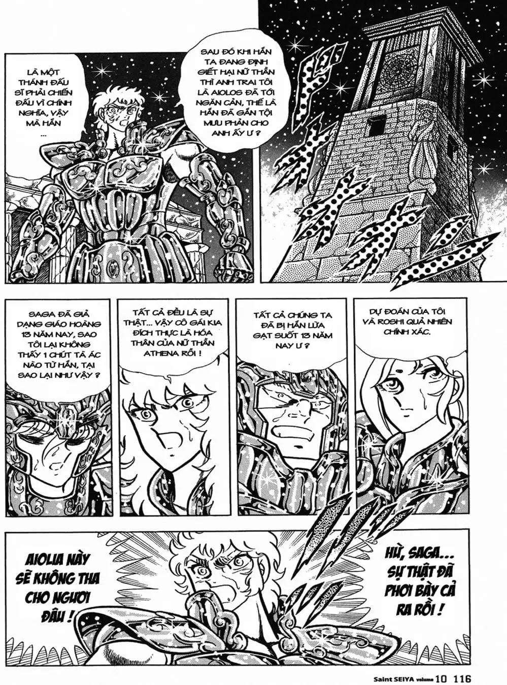 Truyện Tranh Áo Giáp Vàng - Saint Seiya trang 4