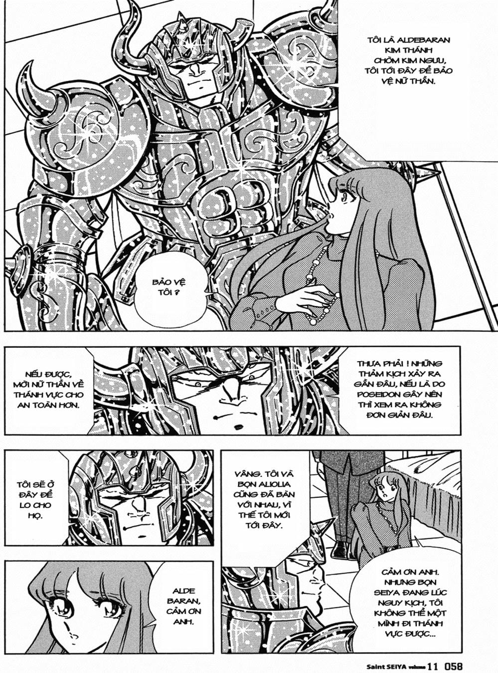 Truyện Tranh Áo Giáp Vàng - Saint Seiya trang 4