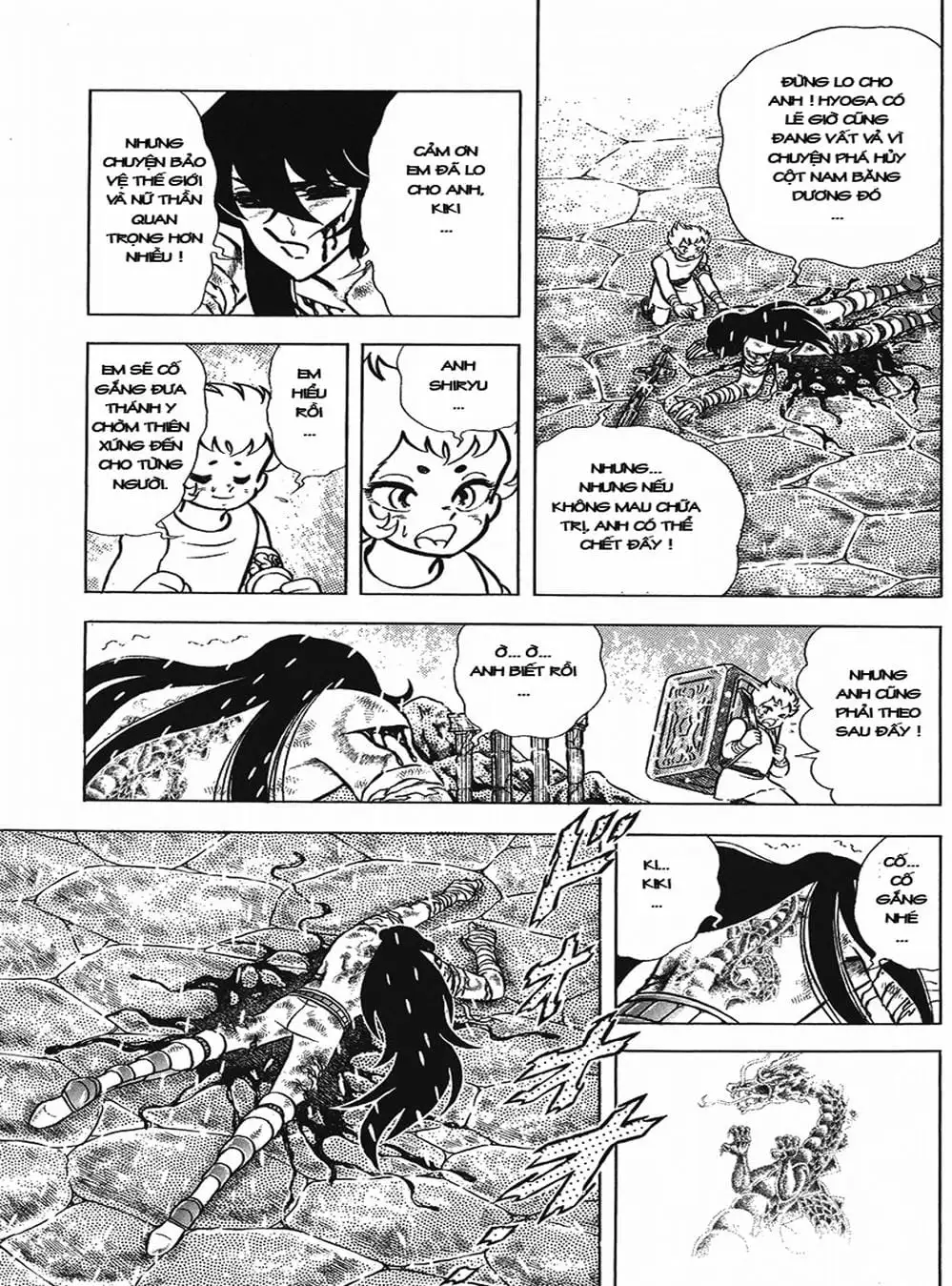 Truyện Tranh Áo Giáp Vàng - Saint Seiya trang 4