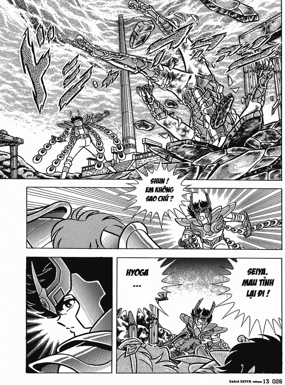 Truyện Tranh Áo Giáp Vàng - Saint Seiya trang 4