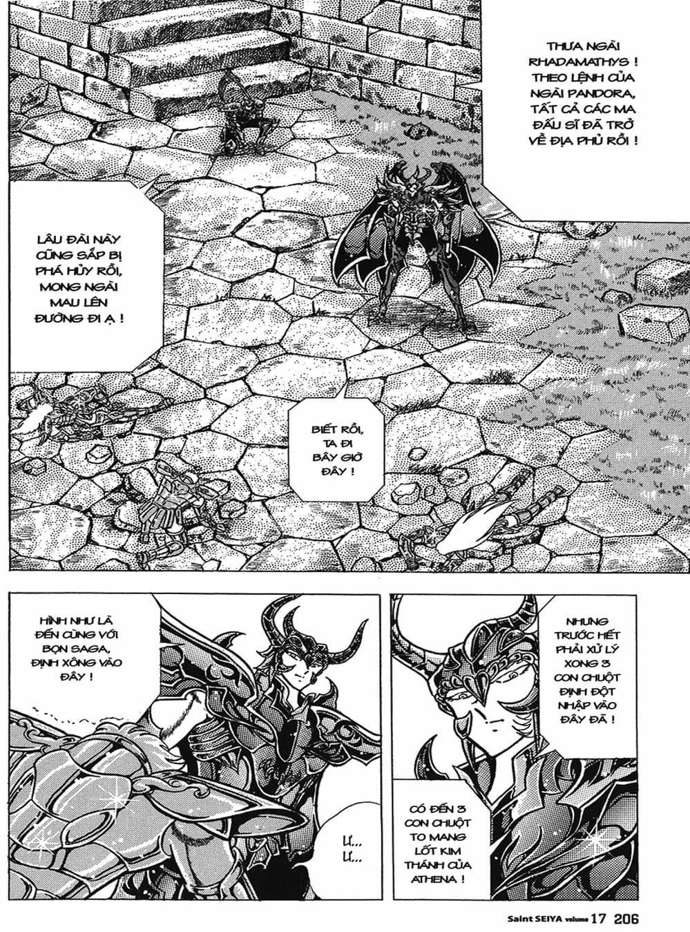 Truyện Tranh Áo Giáp Vàng - Saint Seiya trang 4