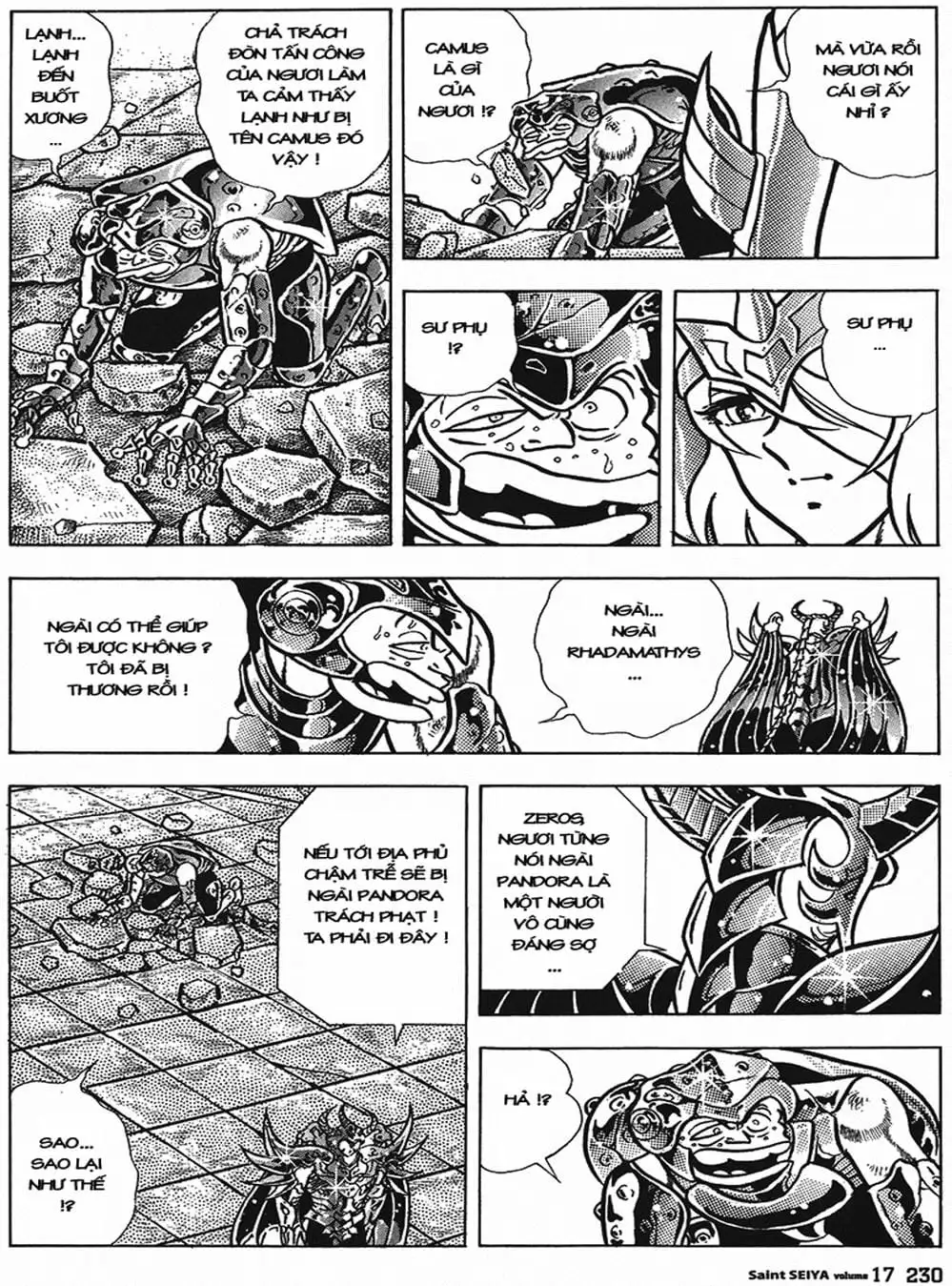 Truyện Tranh Áo Giáp Vàng - Saint Seiya trang 4
