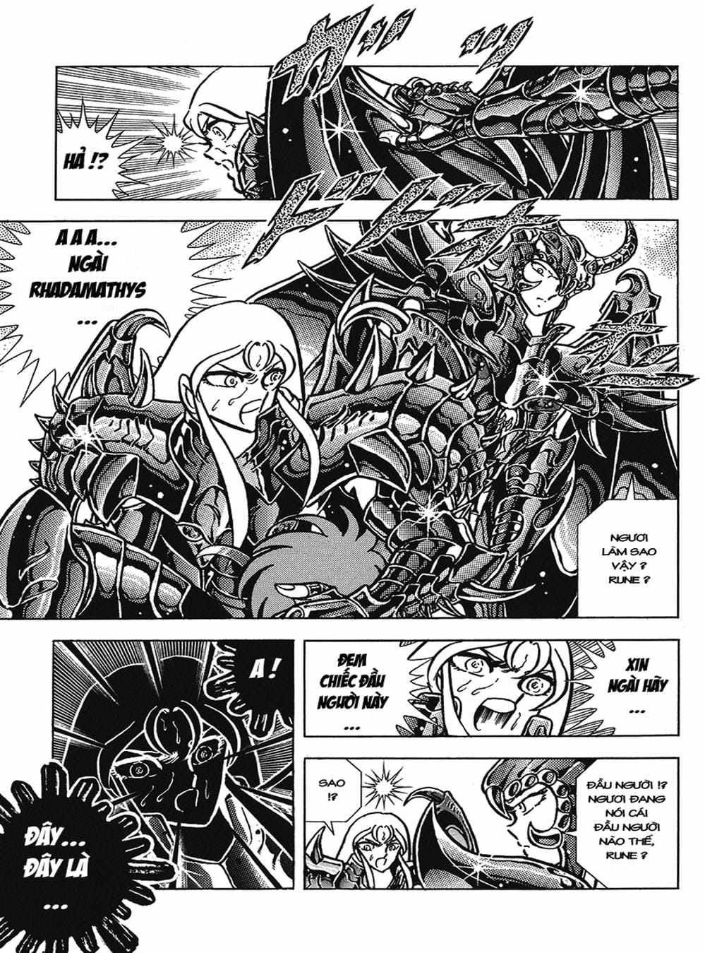 Truyện Tranh Áo Giáp Vàng - Saint Seiya trang 4