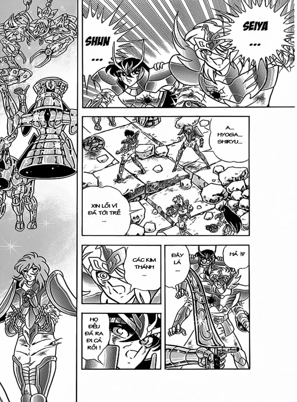 Truyện Tranh Áo Giáp Vàng - Saint Seiya trang 4