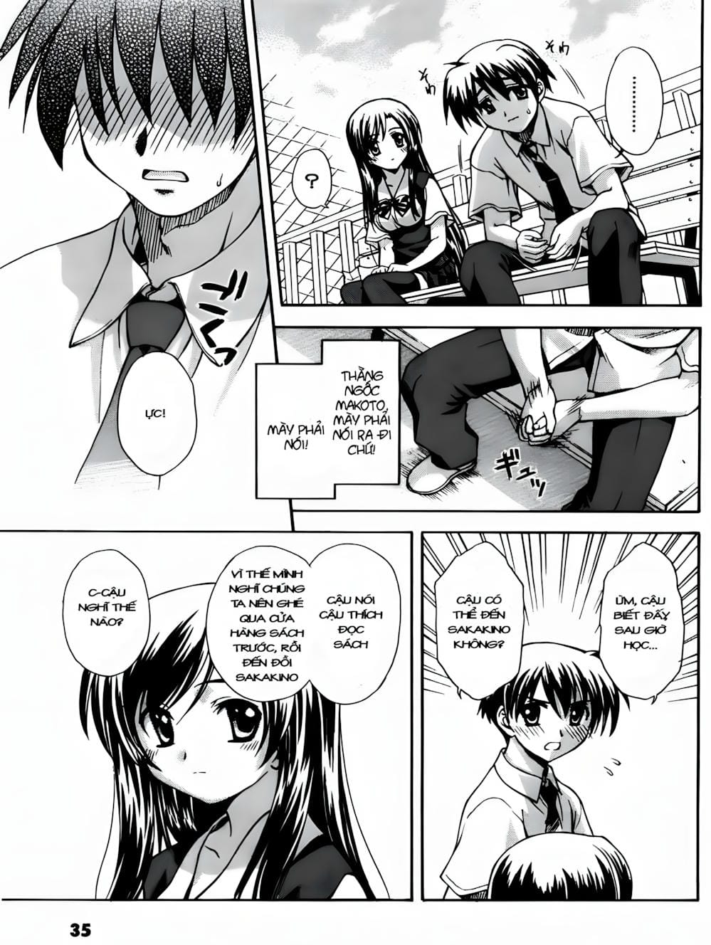 Truyện Tranh Học Đường - School Days trang 6