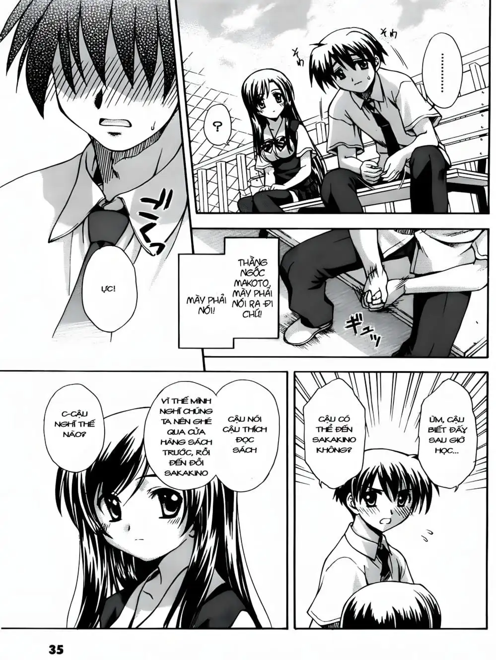 Truyện Tranh Học Đường - School Days trang 6