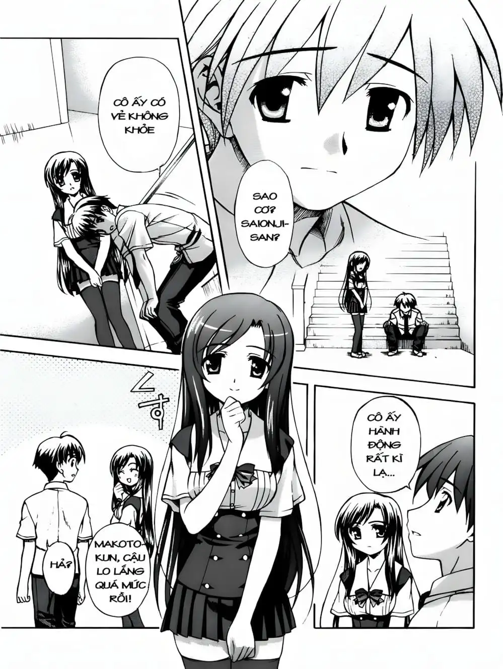 Truyện Tranh Học Đường - School Days trang 6