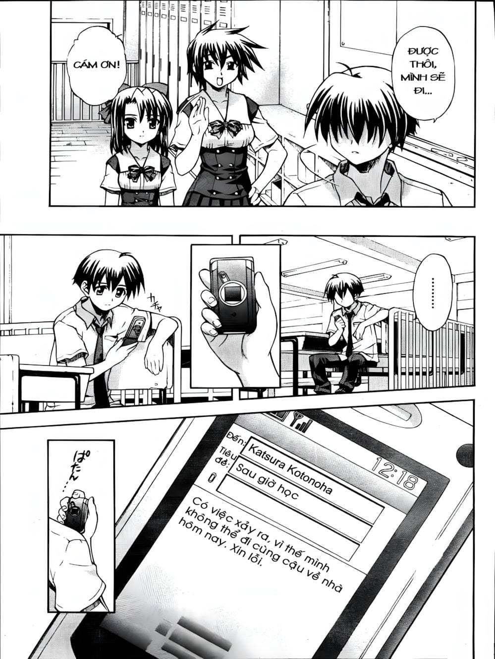 Truyện Tranh Học Đường - School Days trang 6