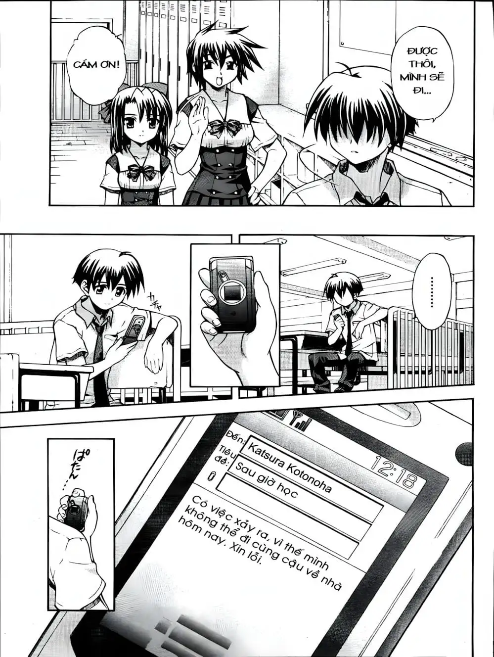 Truyện Tranh Học Đường - School Days trang 6